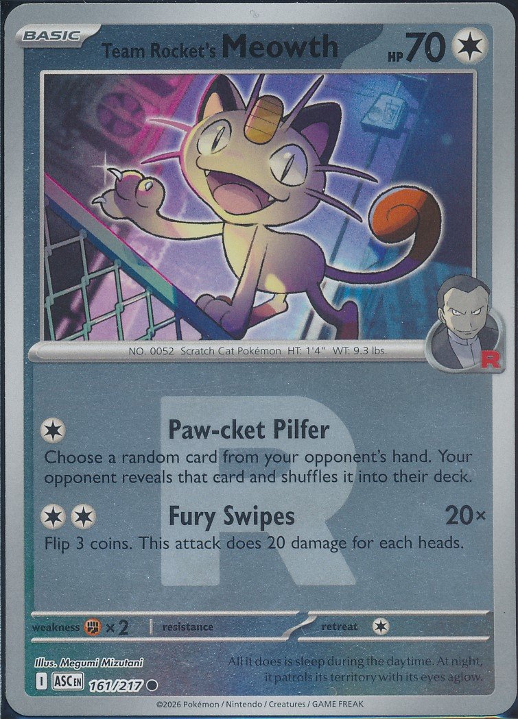 Team Rocket's Meowth (MAG MAG-00010553) — front