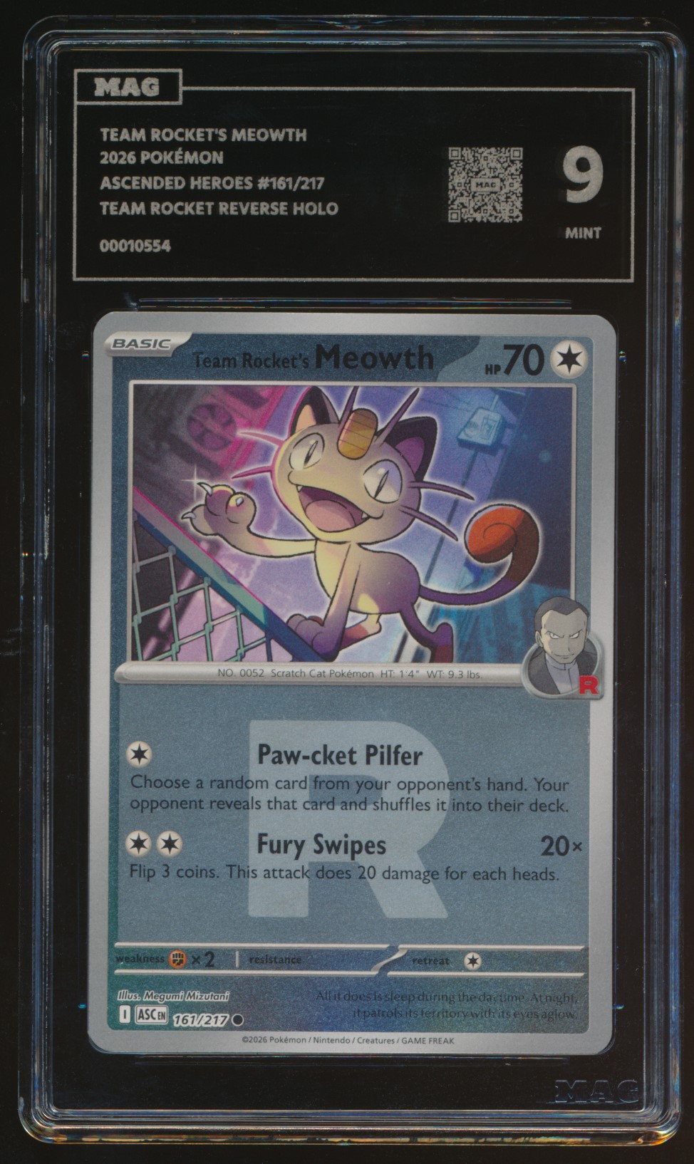 Team Rocket's Meowth (MAG MAG-00010554) — front