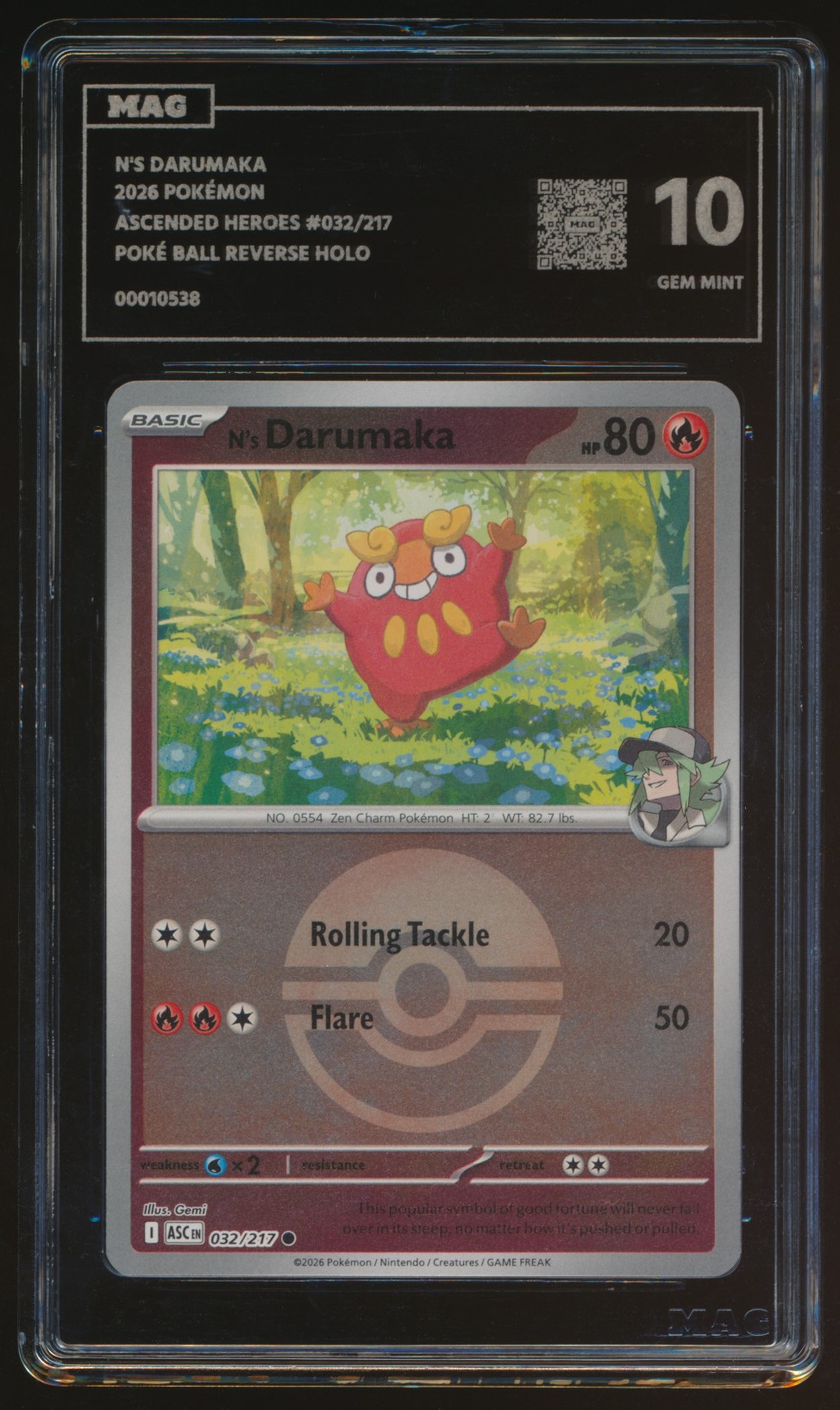 N's Darumaka (MAG MAG-00010538) — front