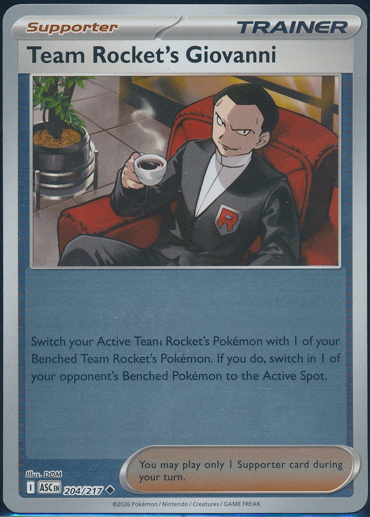 Team Rocket's Giovanni (MAG MAG-00010543) — front