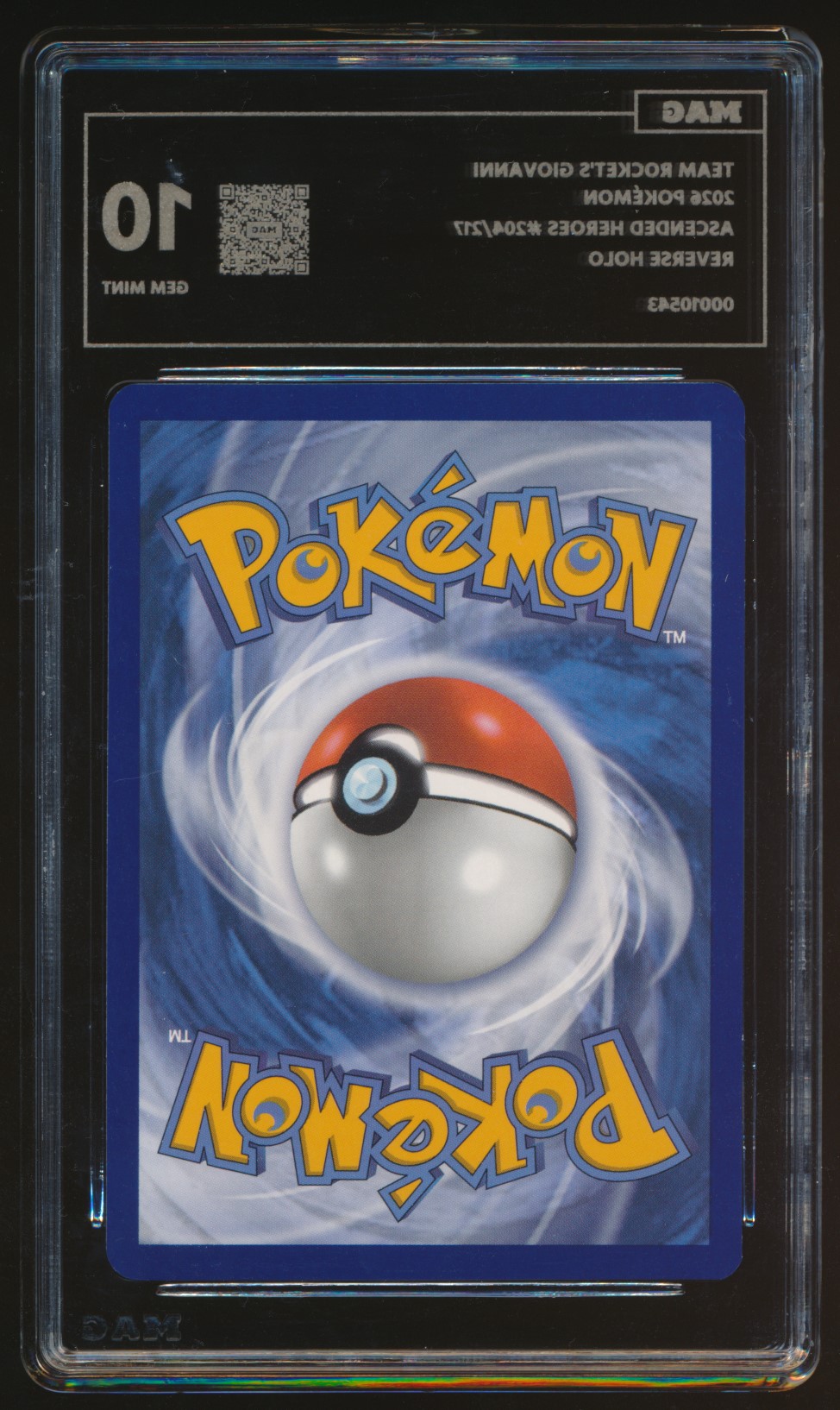Team Rocket's Giovanni (MAG MAG-00010543) — back