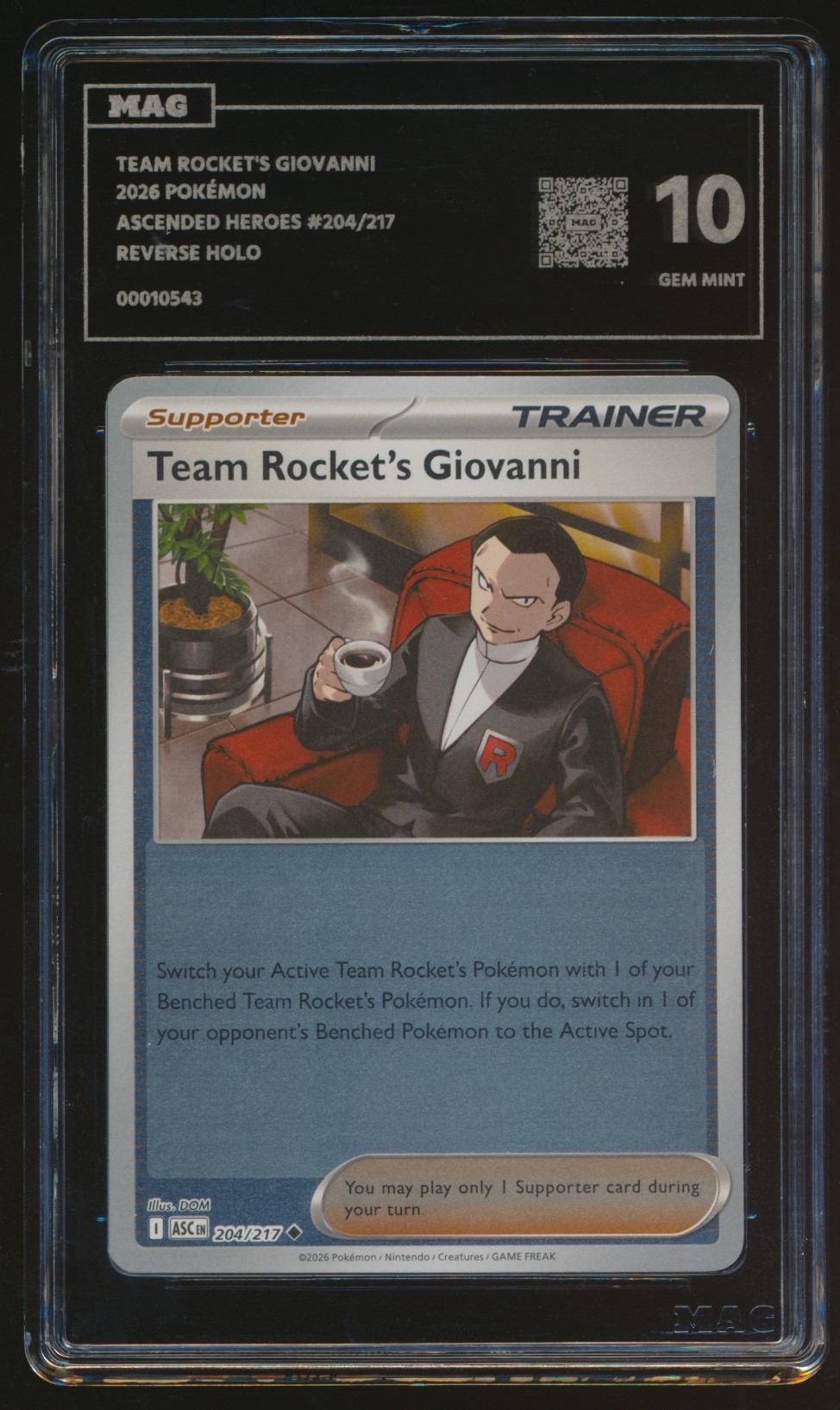 Team Rocket's Giovanni (MAG MAG-00010543) — front