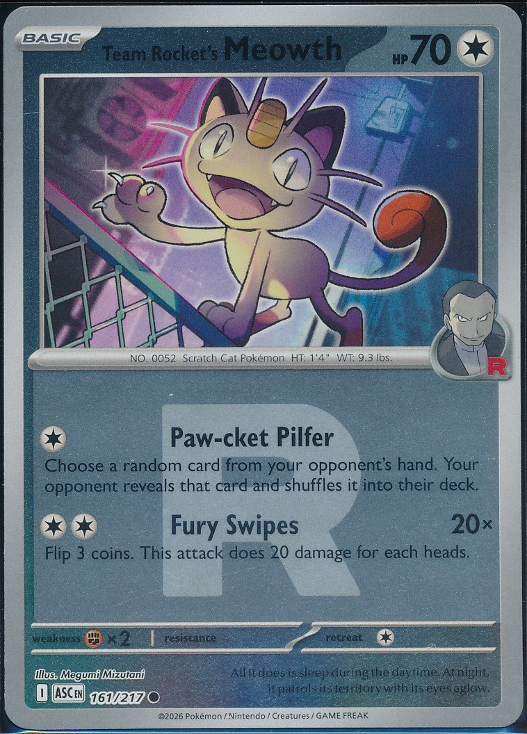 Team Rocket's Meowth (MAG MAG-00010555) — front