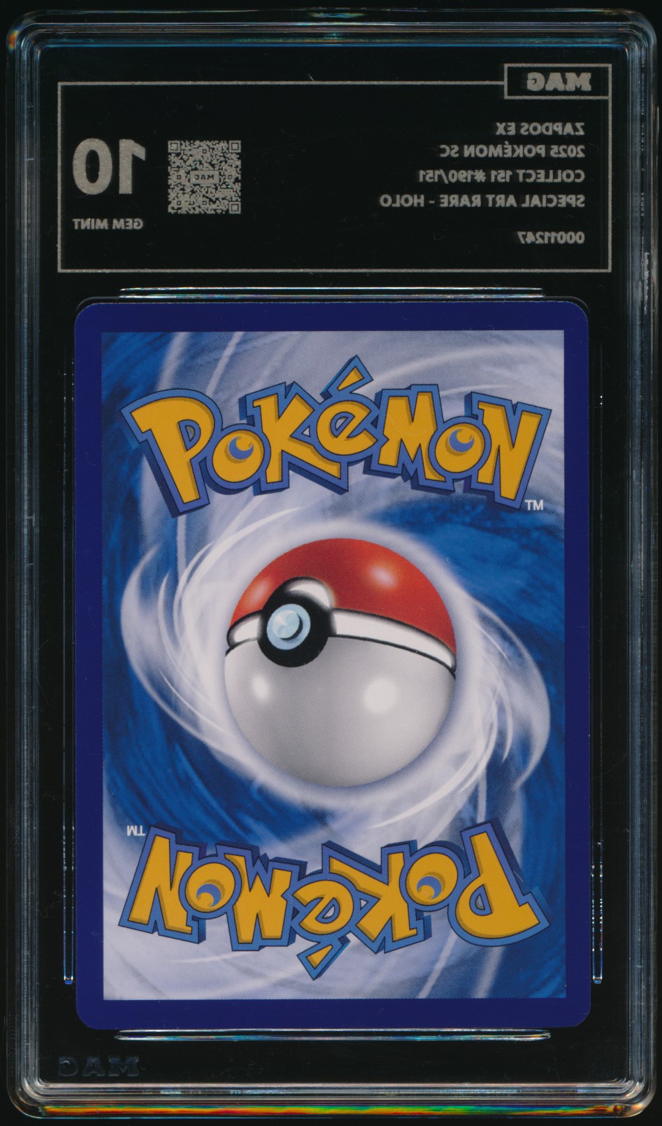 Zapdos ex (MAG MAG-00011247) — back