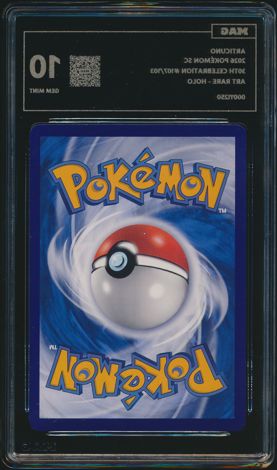 Articuno (MAG MAG-00011250) — back