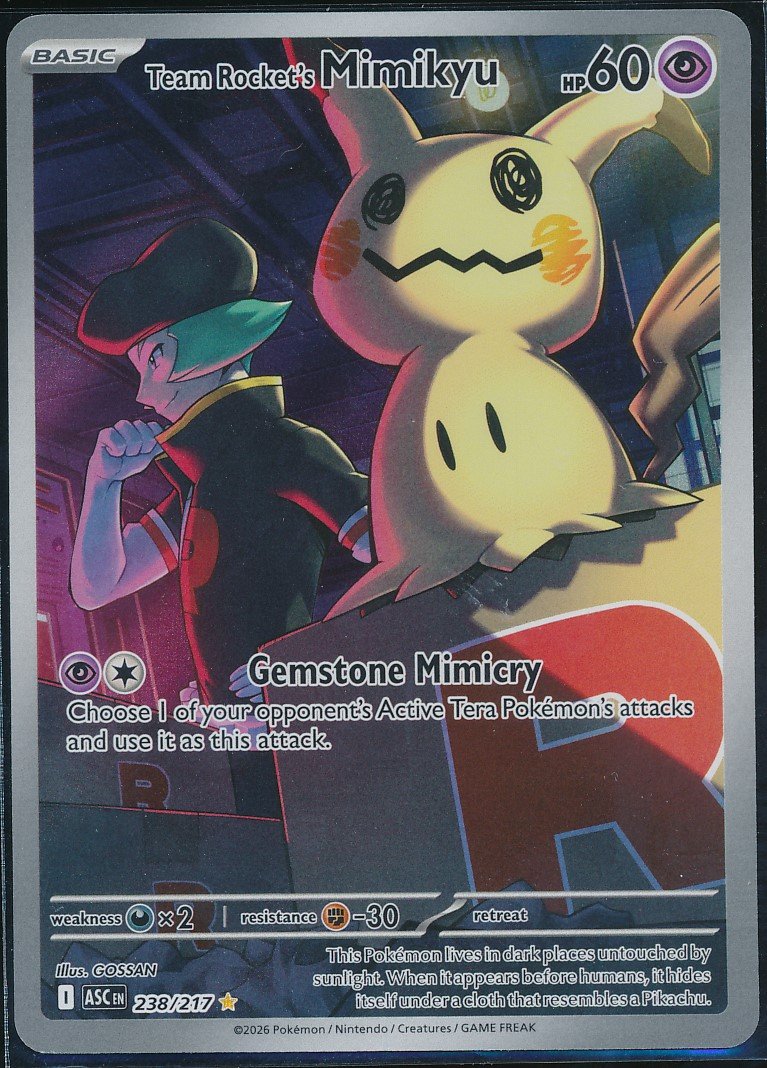 Team Rocket's Mimikyu (MAG MAG-00010131) — front