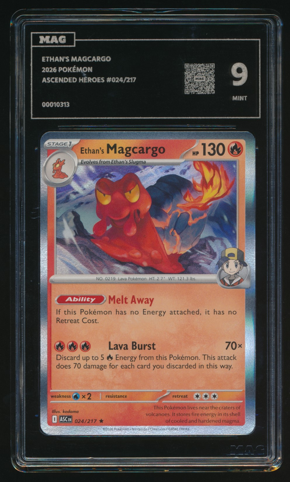 Ethan's Magcargo (MAG MAG-00010313) — front