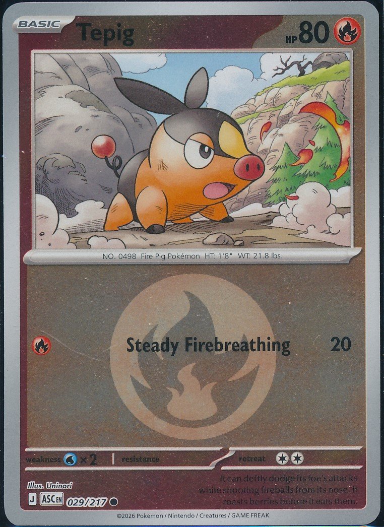 Tepig (MAG MAG-00010309) — front