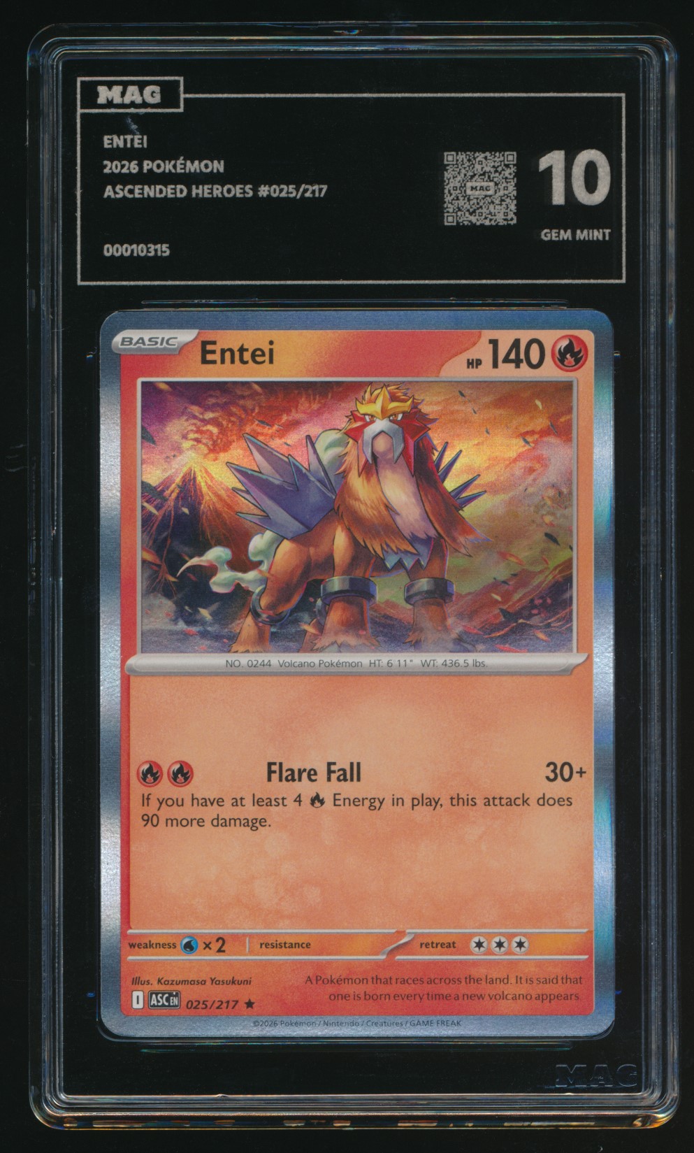 Entei (MAG MAG-00010315) — front