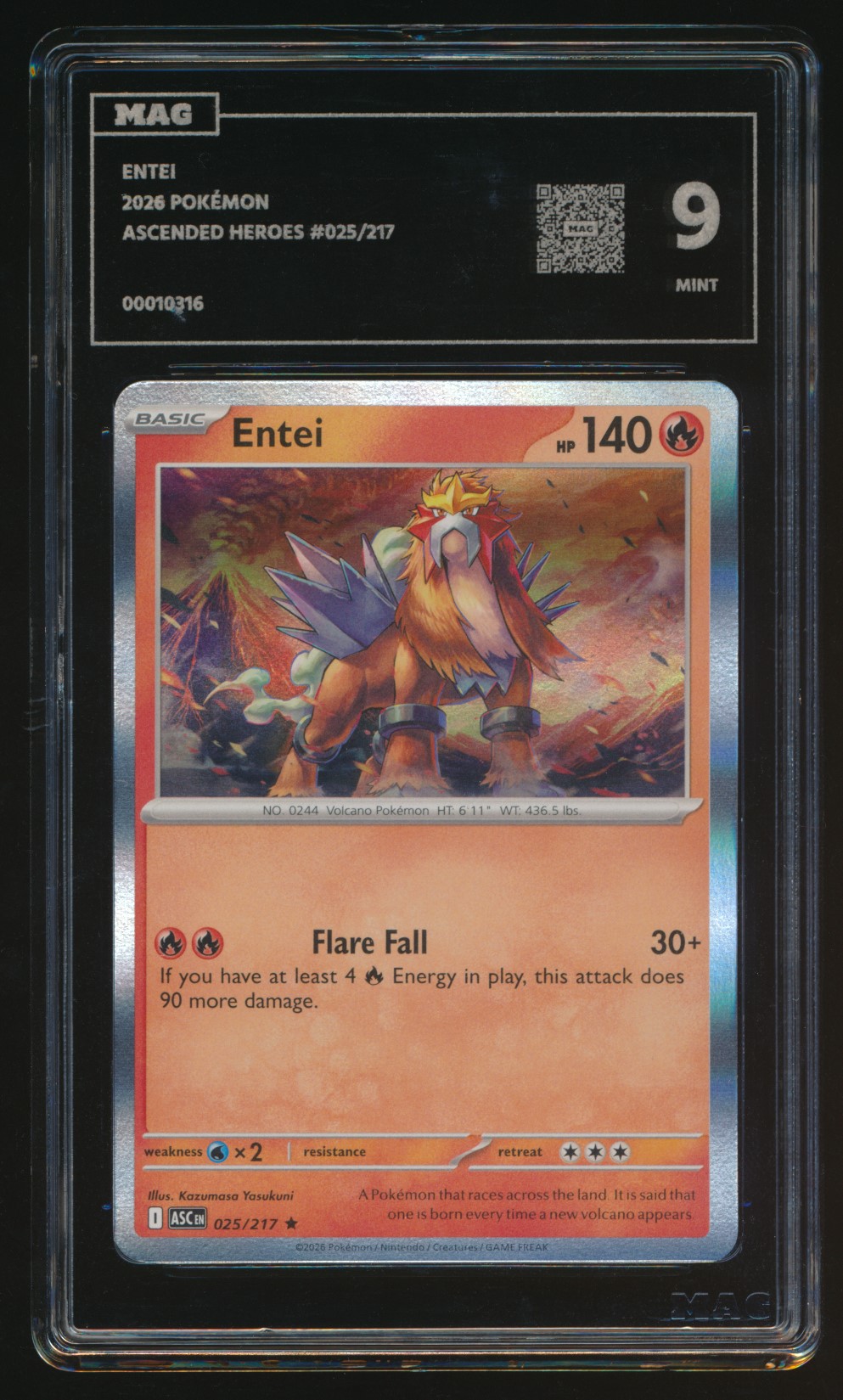 Entei (MAG MAG-00010316) — front