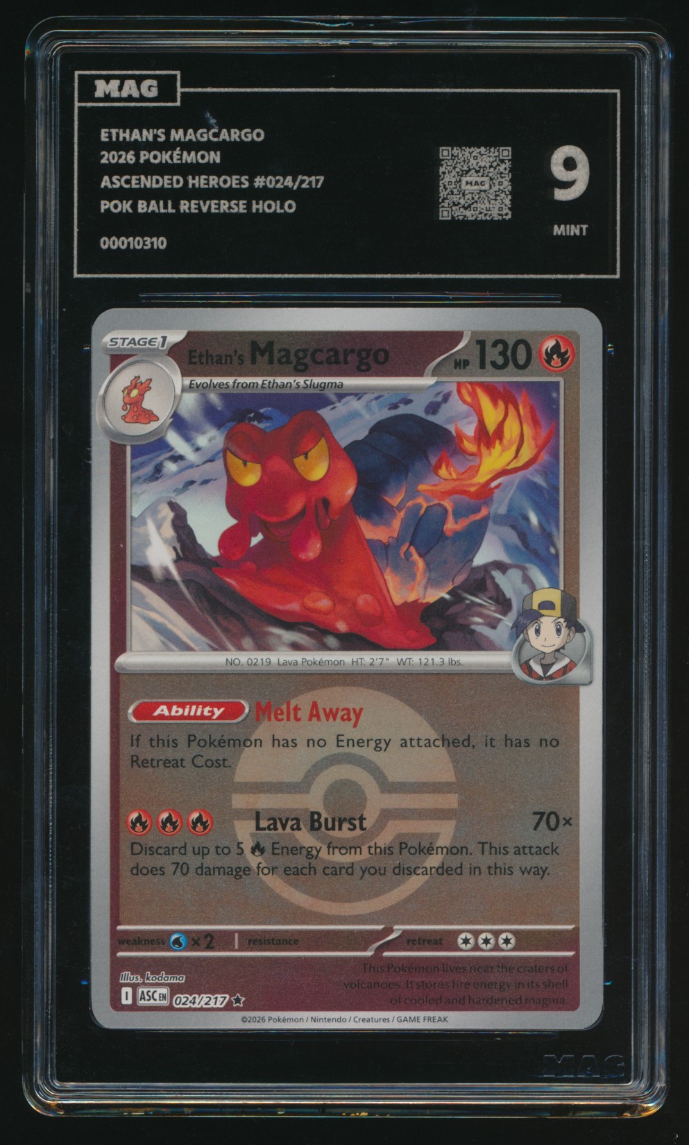 Ethan's Magcargo (MAG MAG-00010310) — front