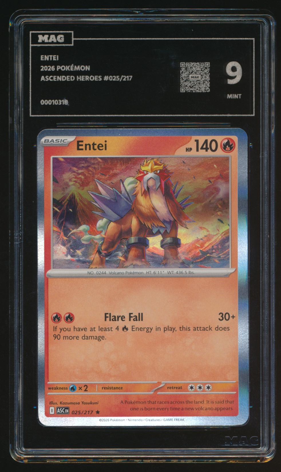 Entei (MAG MAG-00010318) — front