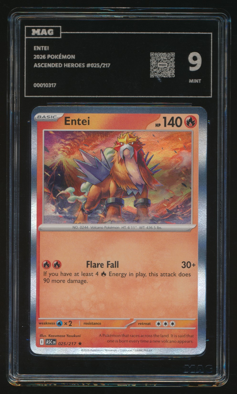 Entei (MAG MAG-00010317) — front