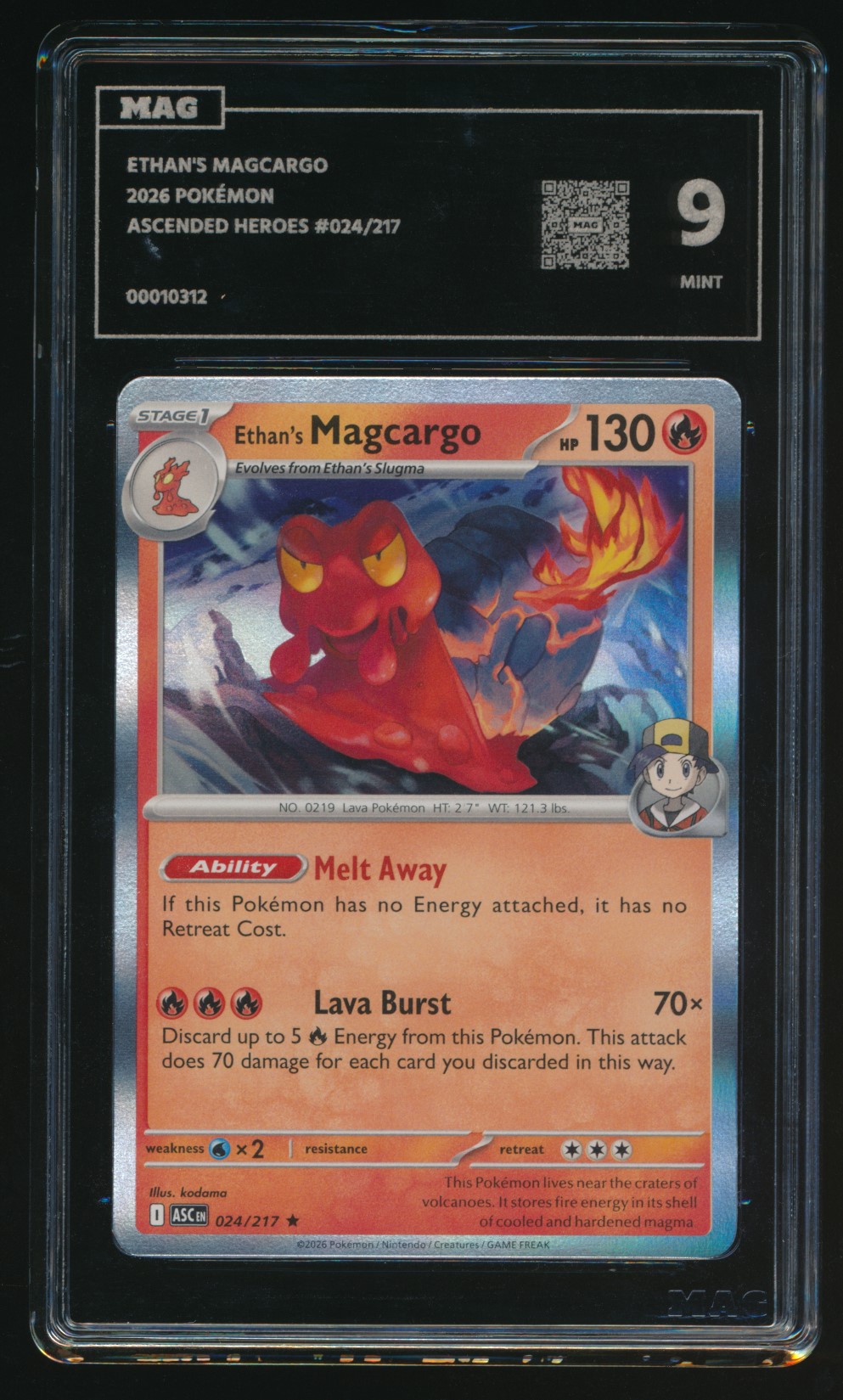 Ethan's Magcargo (MAG MAG-00010312) — front