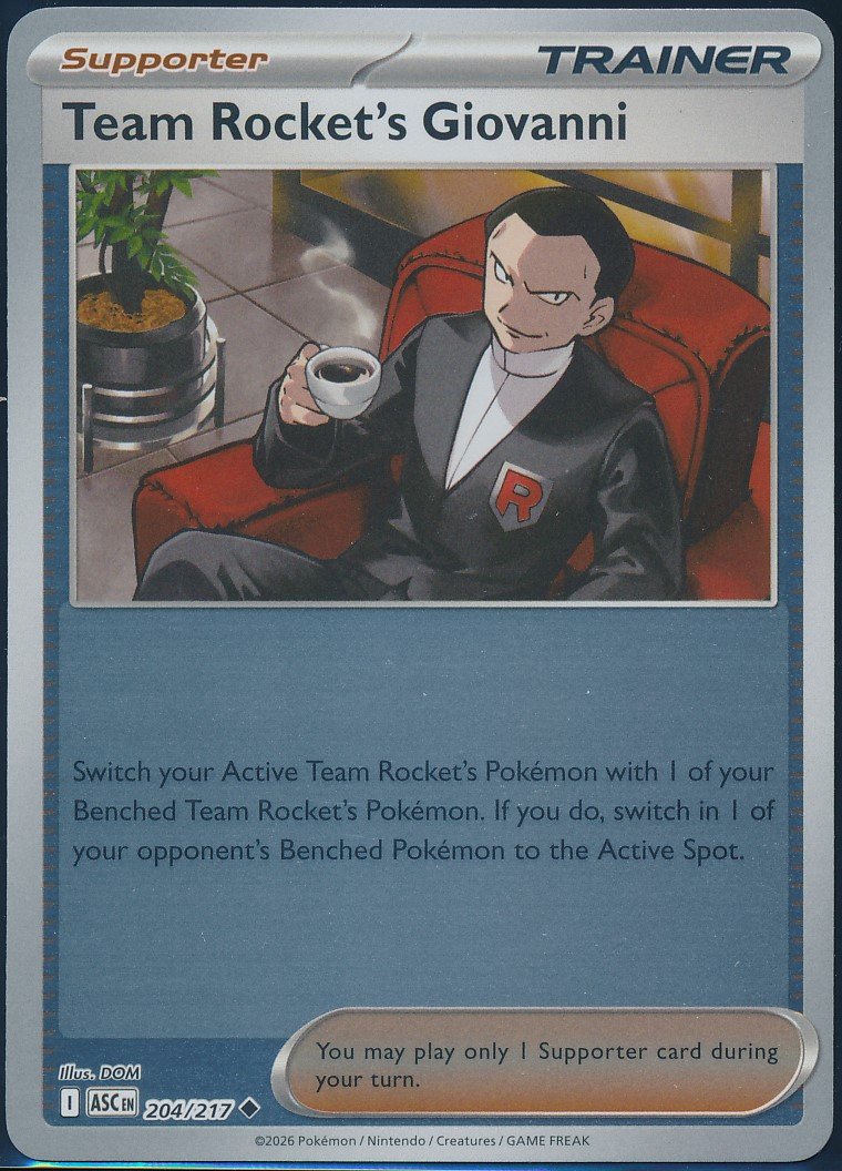 Team Rocket's Giovanni (MAG MAG-00010345) — front