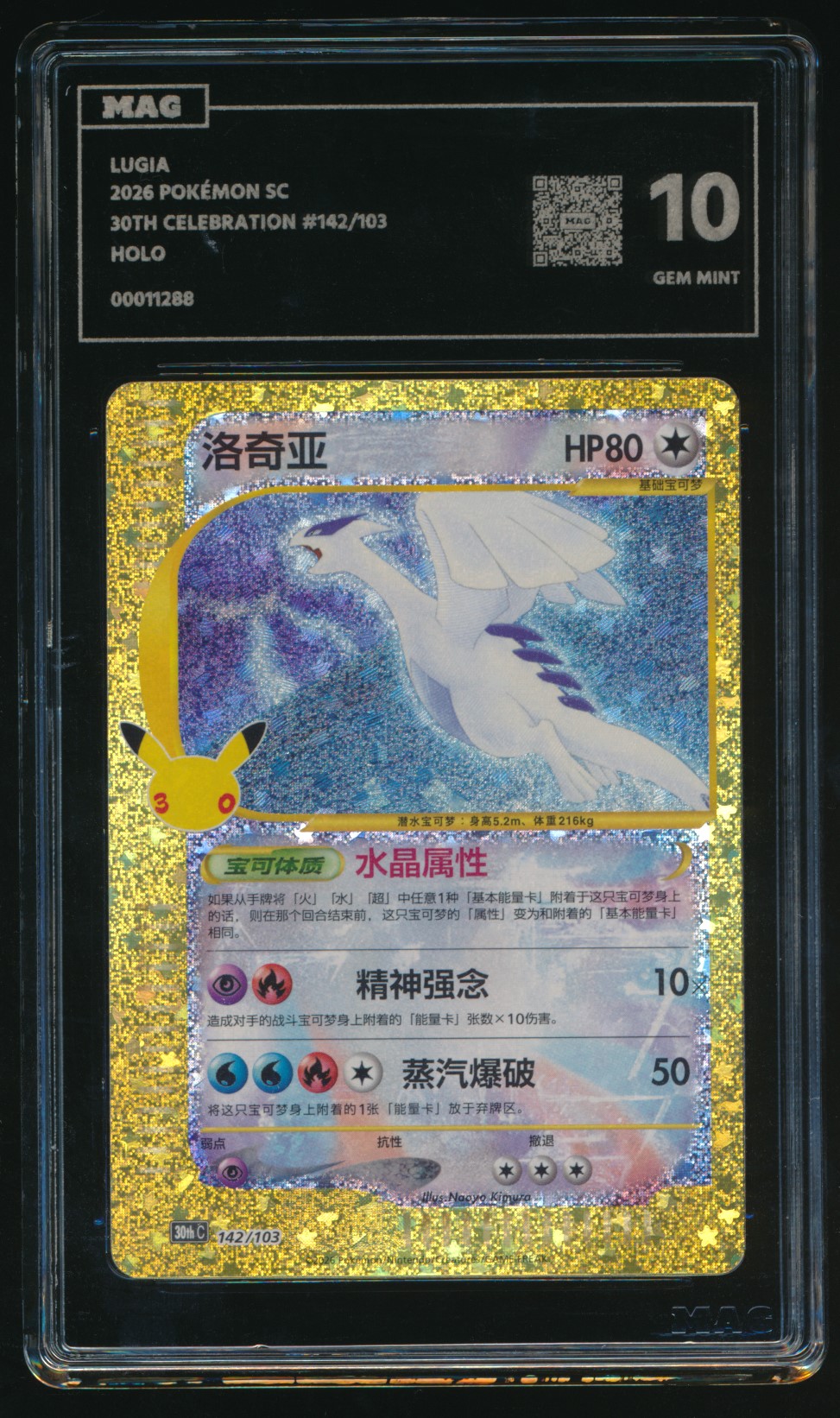 MAG-graded Lugia slab