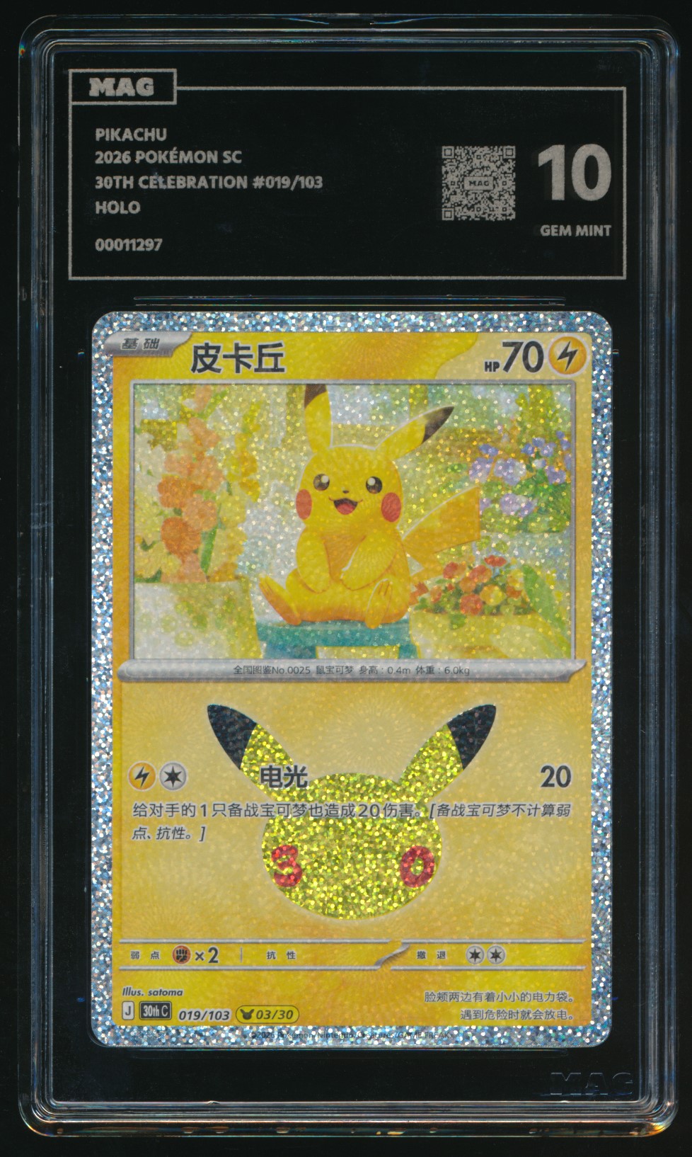 Pikachu (MAG MAG-00011297) — front