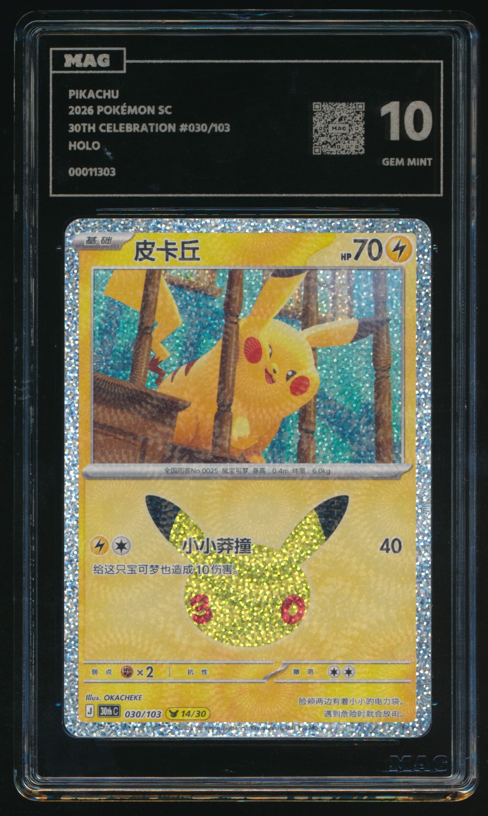 Pikachu (MAG MAG-00011303) — front