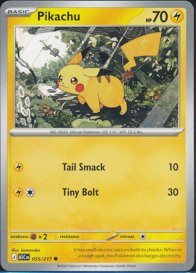 Pikachu (MAG MAG-00010793) — front