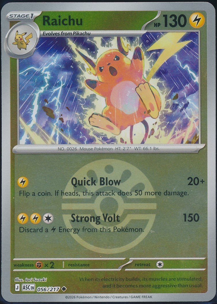Raichu (MAG MAG-00010794) — front