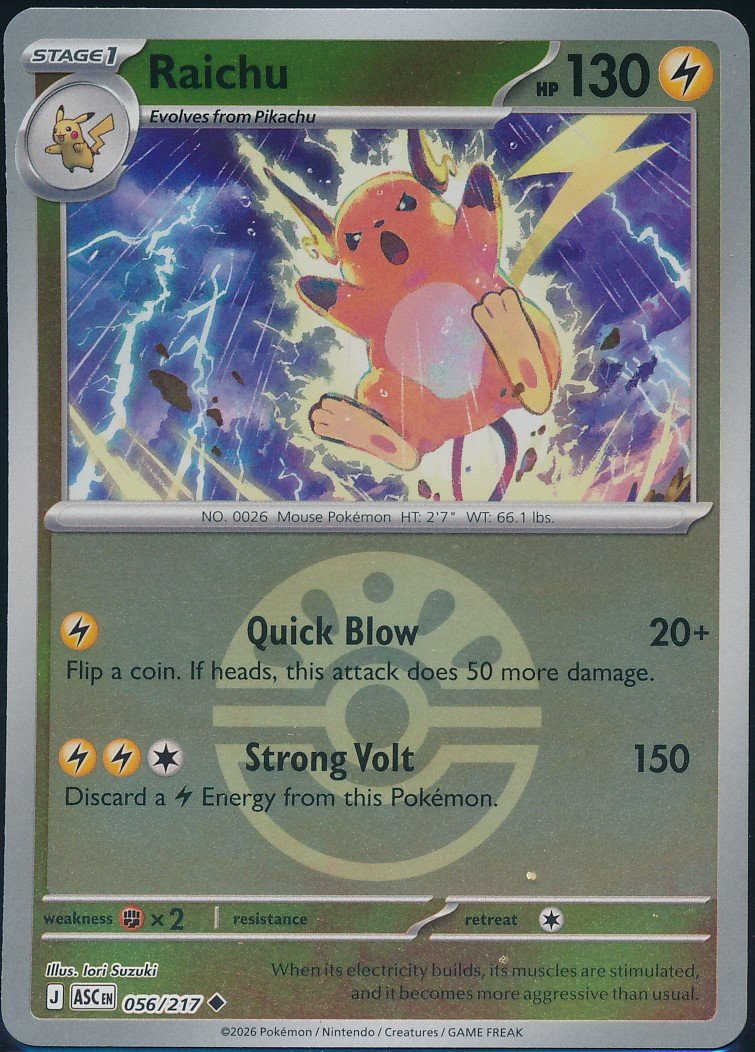 Raichu (MAG MAG-00010796) — front