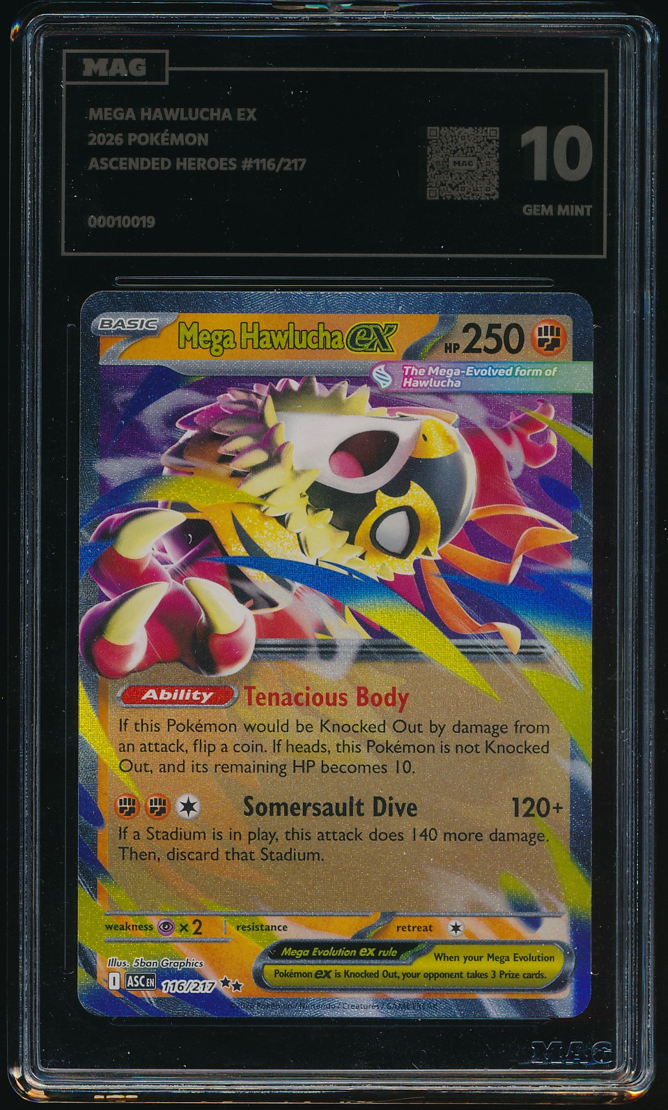 Mega Hawlucha ex (MAG MAG-00010019) — front