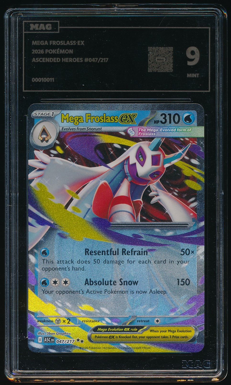 Mega Froslass ex (MAG MAG-00010011) — front