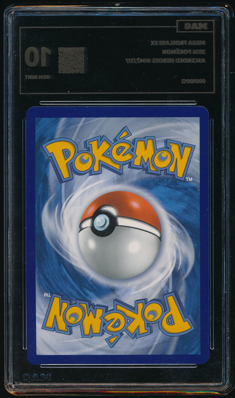 Mega Froslass ex (MAG MAG-00010012) — back