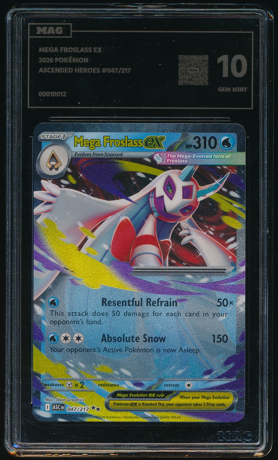 Mega Froslass ex (MAG MAG-00010012) — front
