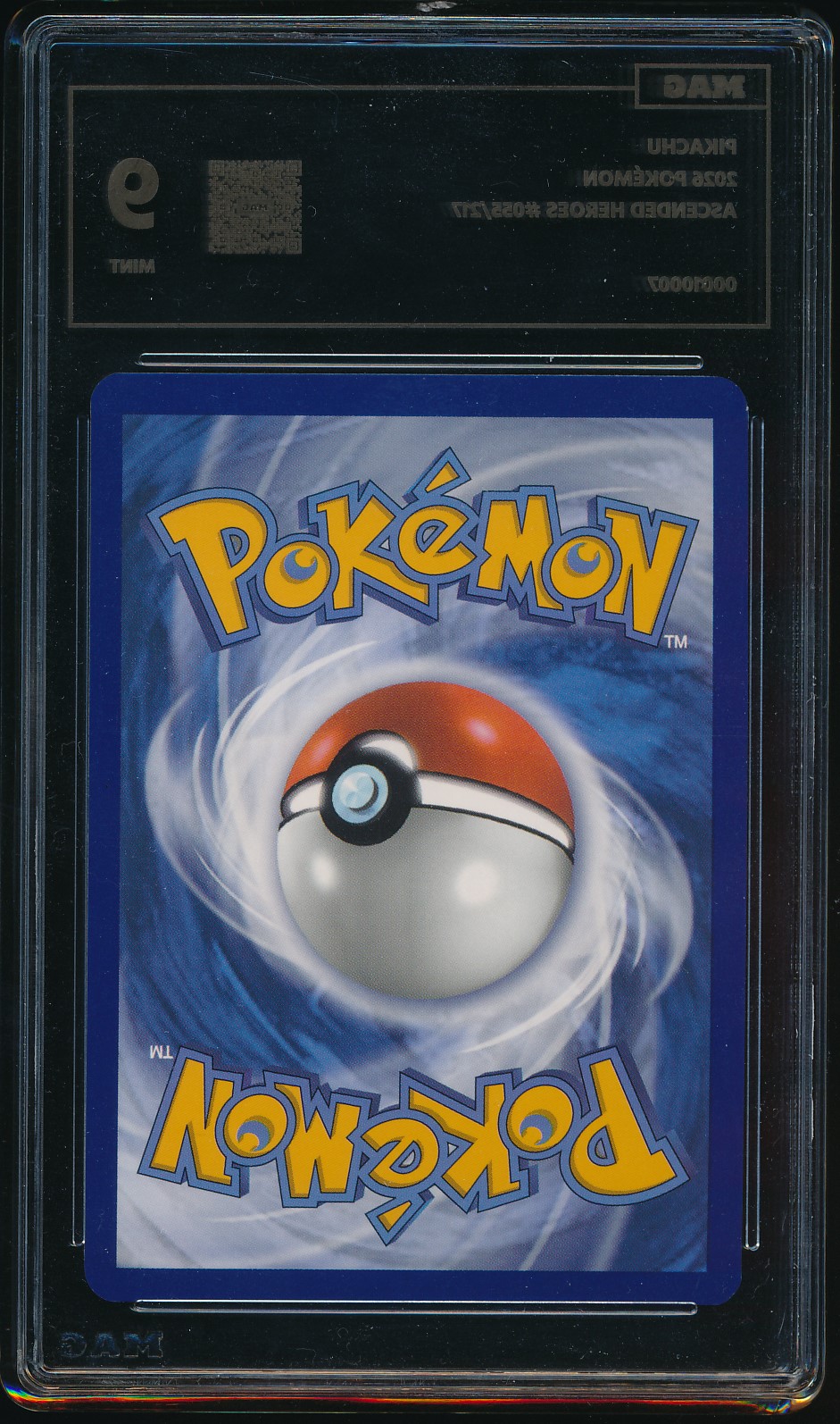 Pikachu (MAG MAG-00010007) — back