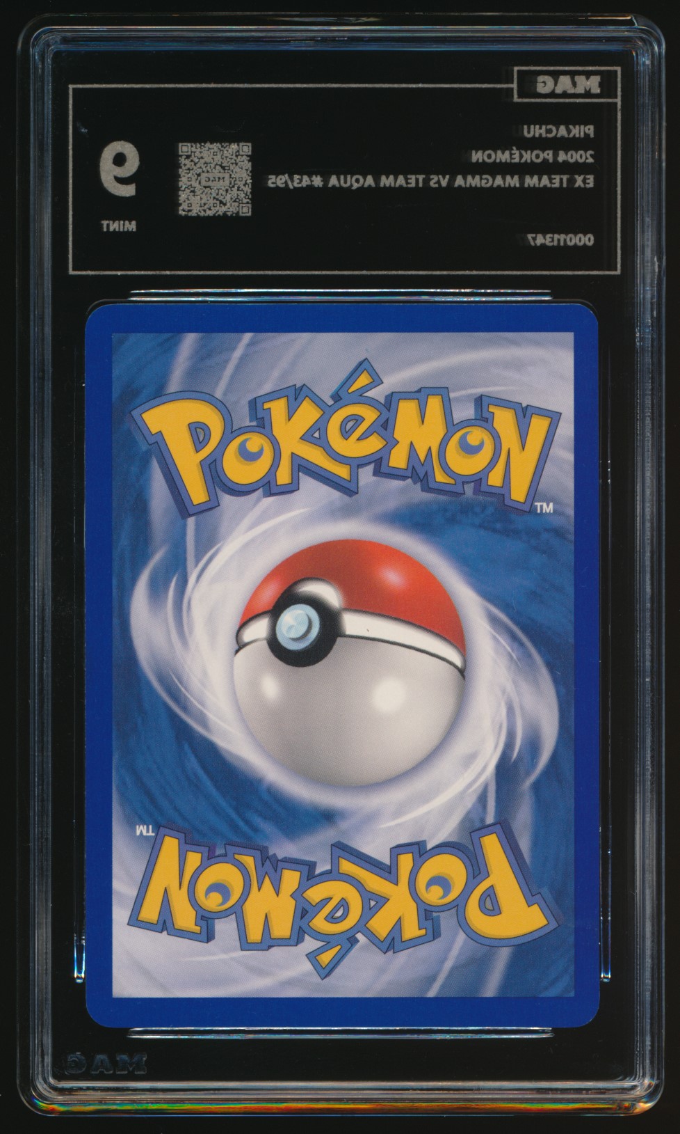 PIKACHU (MAG MAG-00011347) — back