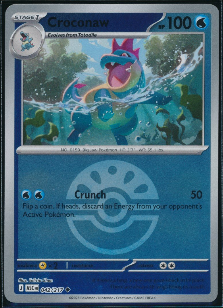 Croconaw (MAG MAG-00010193) — front