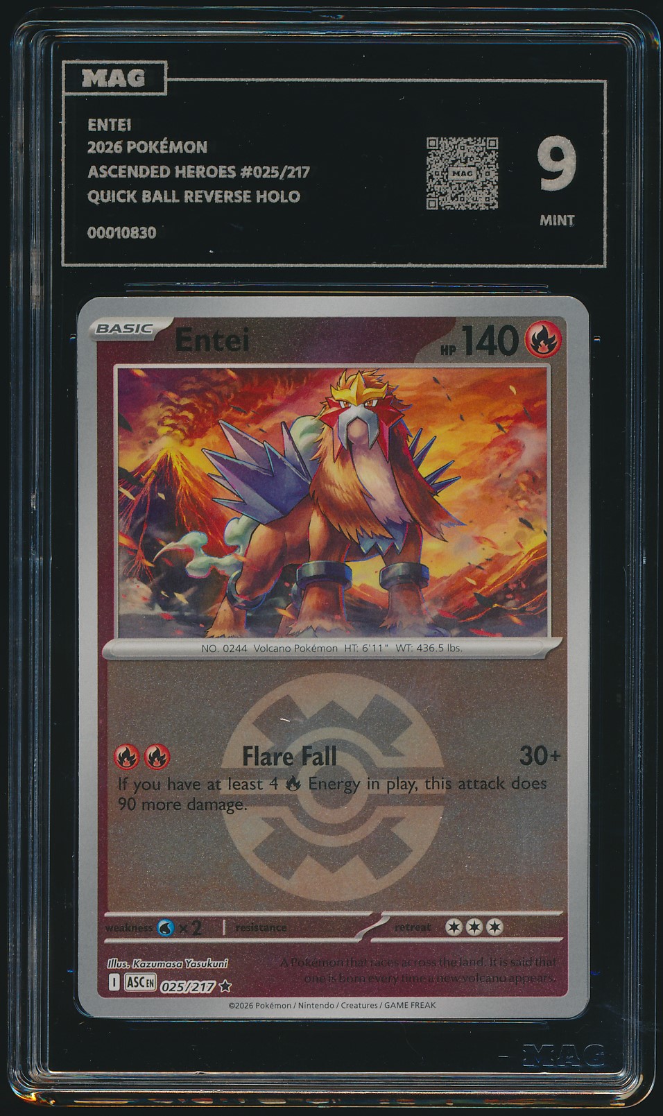 Entei (MAG MAG-00010830) — front