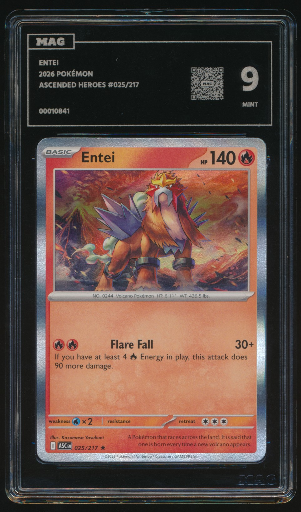 Entei (MAG MAG-00010841) — front