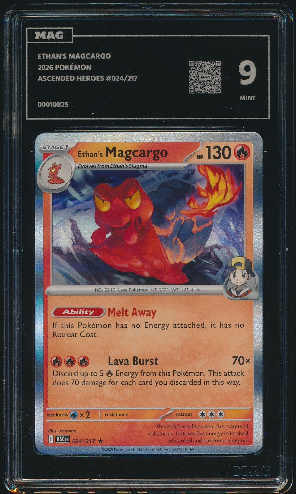 Ethan's Magcargo (MAG MAG-00010825) — front