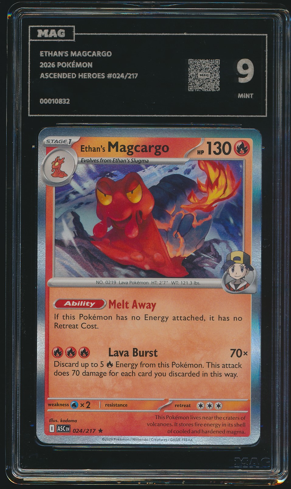 Ethan's Magcargo (MAG MAG-00010832) — front