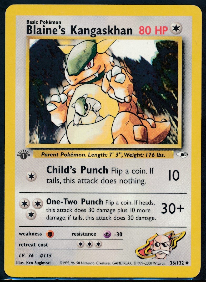 Blaine's Kangaskhan (MAG MAG-00010914) — front
