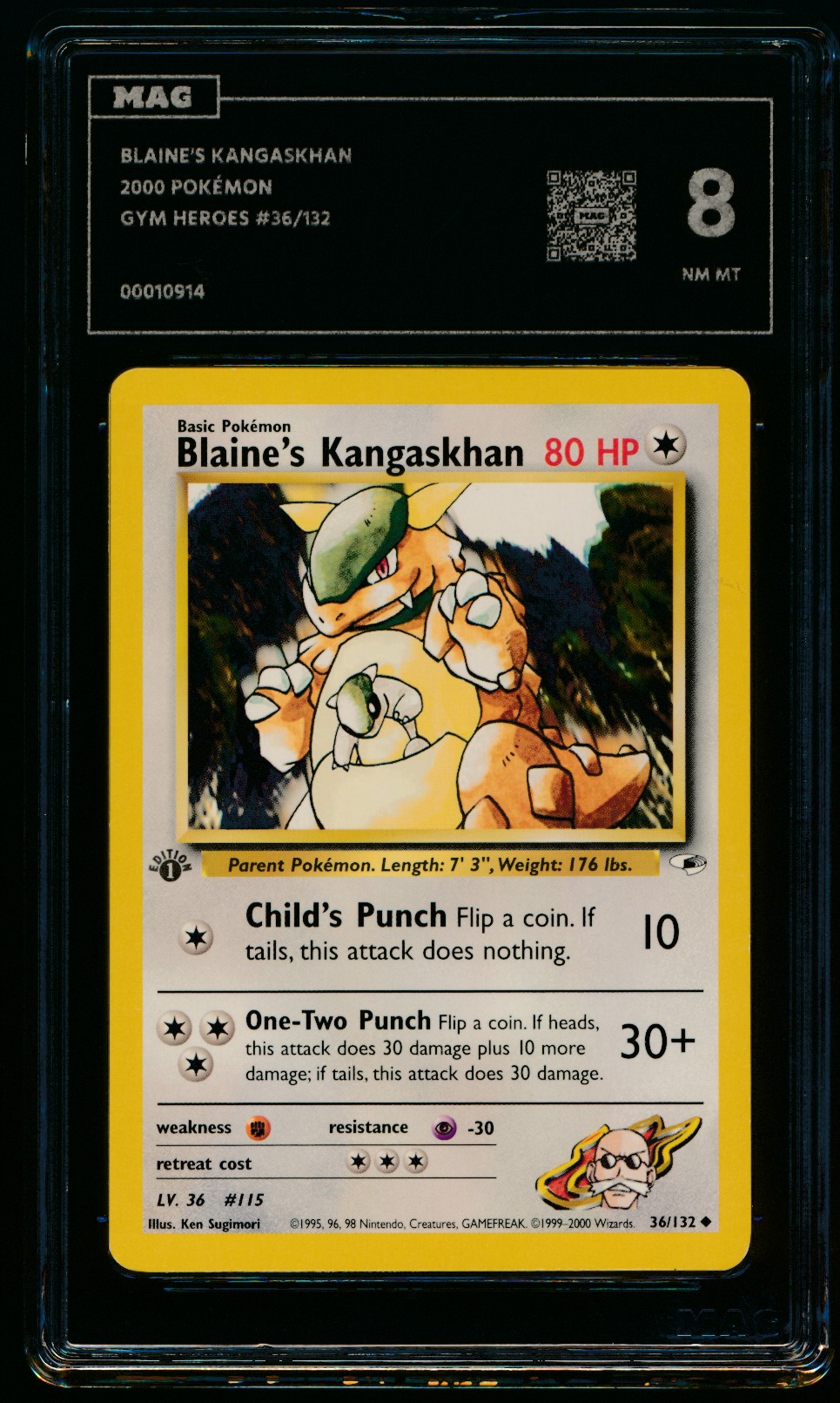 Blaine's Kangaskhan (MAG MAG-00010914) — front