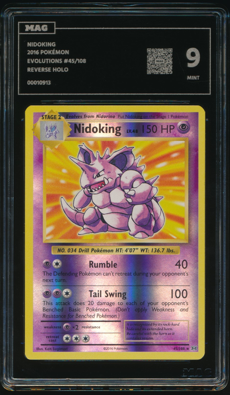 Nidoking (MAG MAG-00010913) — back