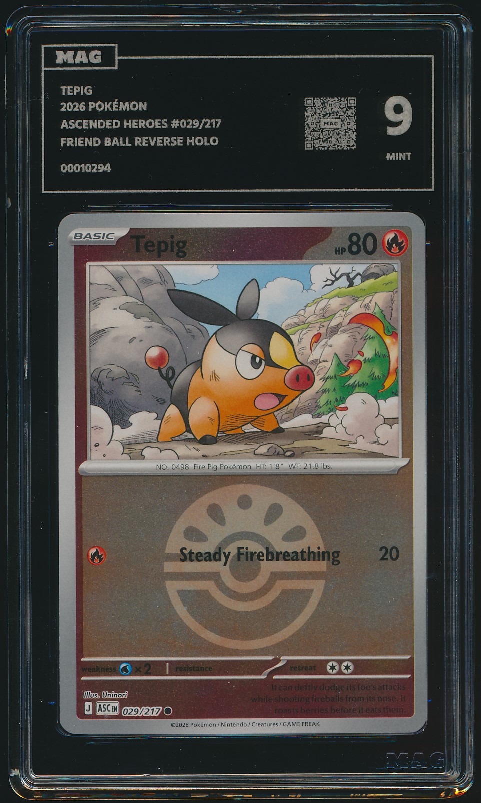Tepig (MAG MAG-00010294) — front