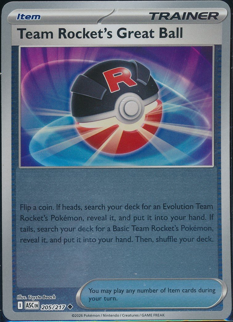 Team Rocket's Great Ball (MAG MAG-00010305) — front