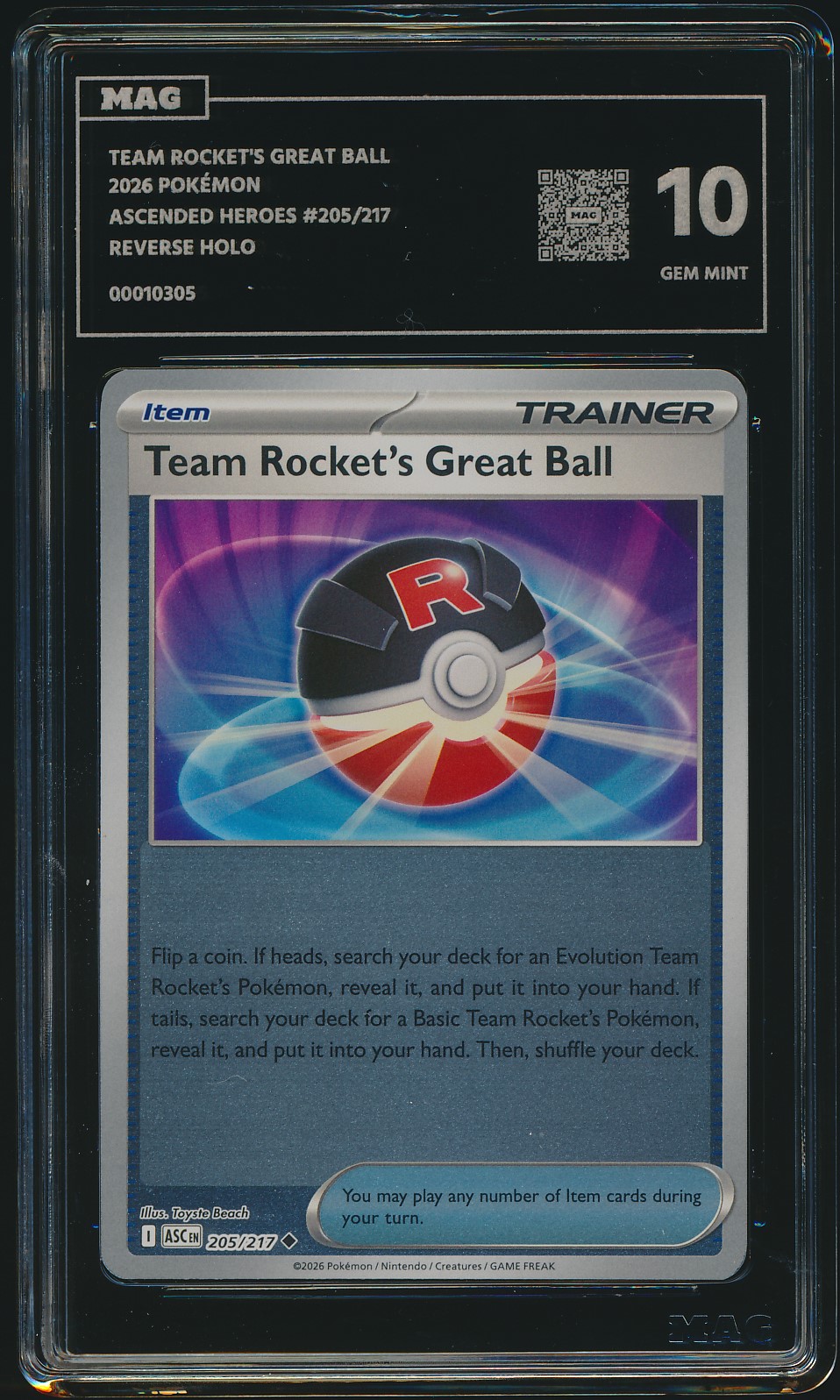 Team Rocket's Great Ball (MAG MAG-00010305) — front