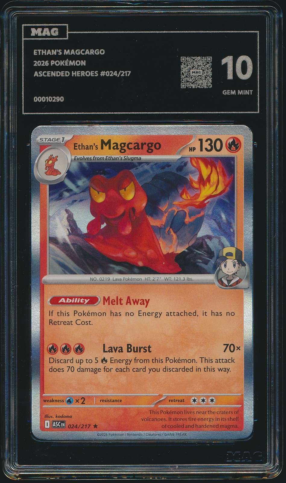 Ethan's Magcargo (MAG MAG-00010290) — front
