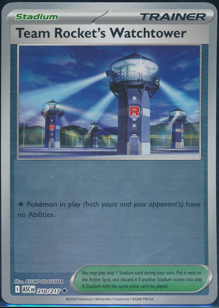 Team Rocket's Watchtower — Front
