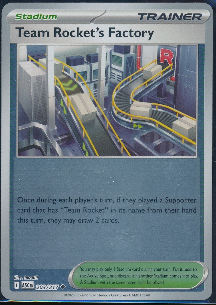 Team Rocket's Factory (MAG MAG-00010368) — front
