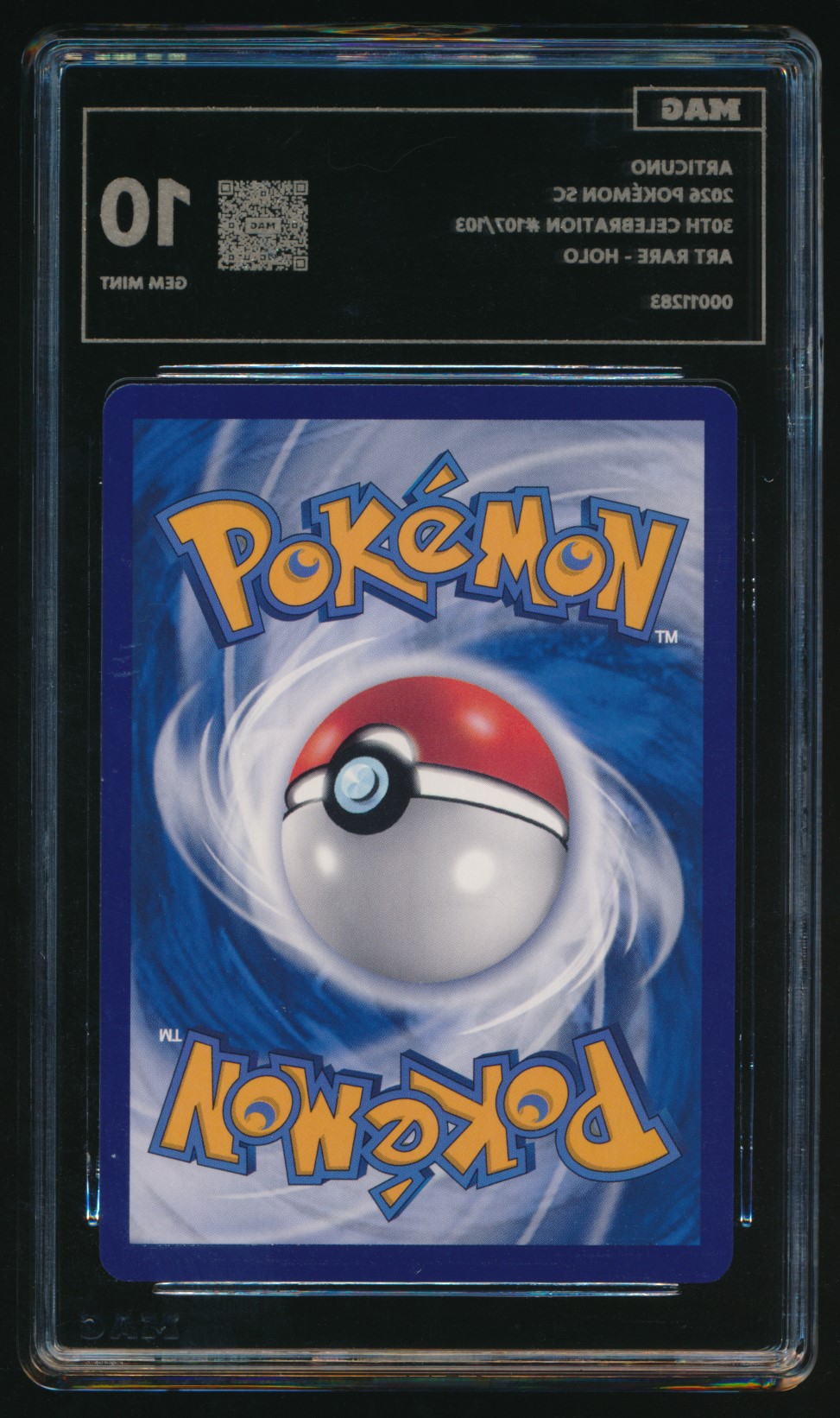 Articuno (MAG MAG-00011283) — back