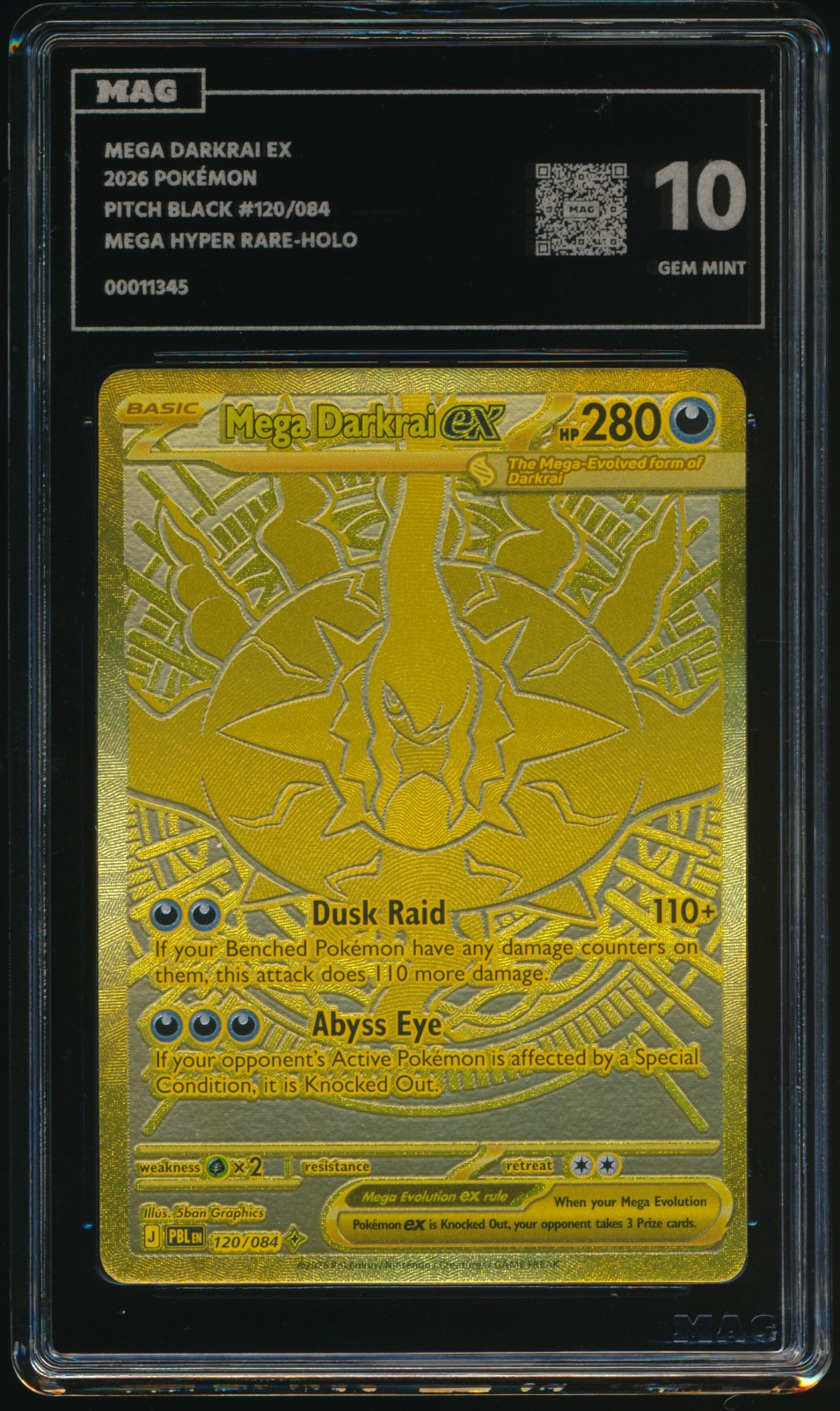 Mega Darkrai ex (MAG MAG-00011345) — front