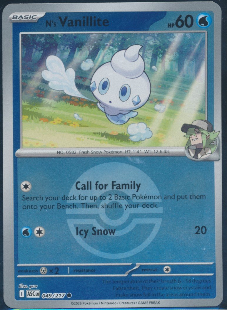 N's Vanillite (MAG MAG-00010216) — front
