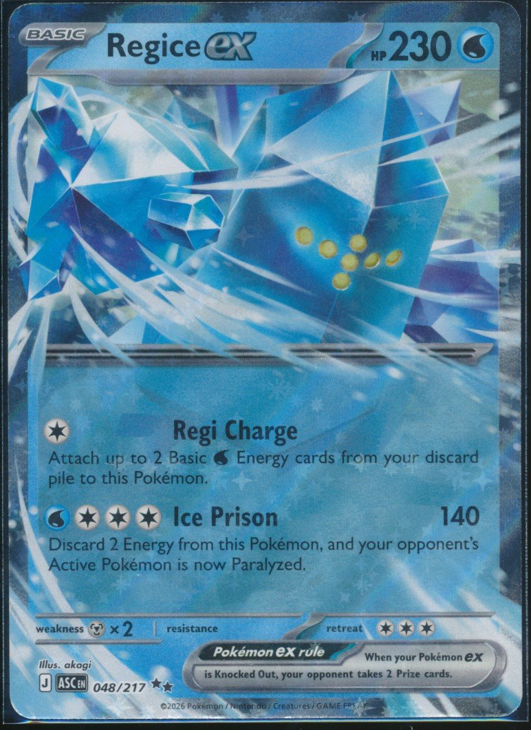 Regice ex (MAG MAG-00010230) — front