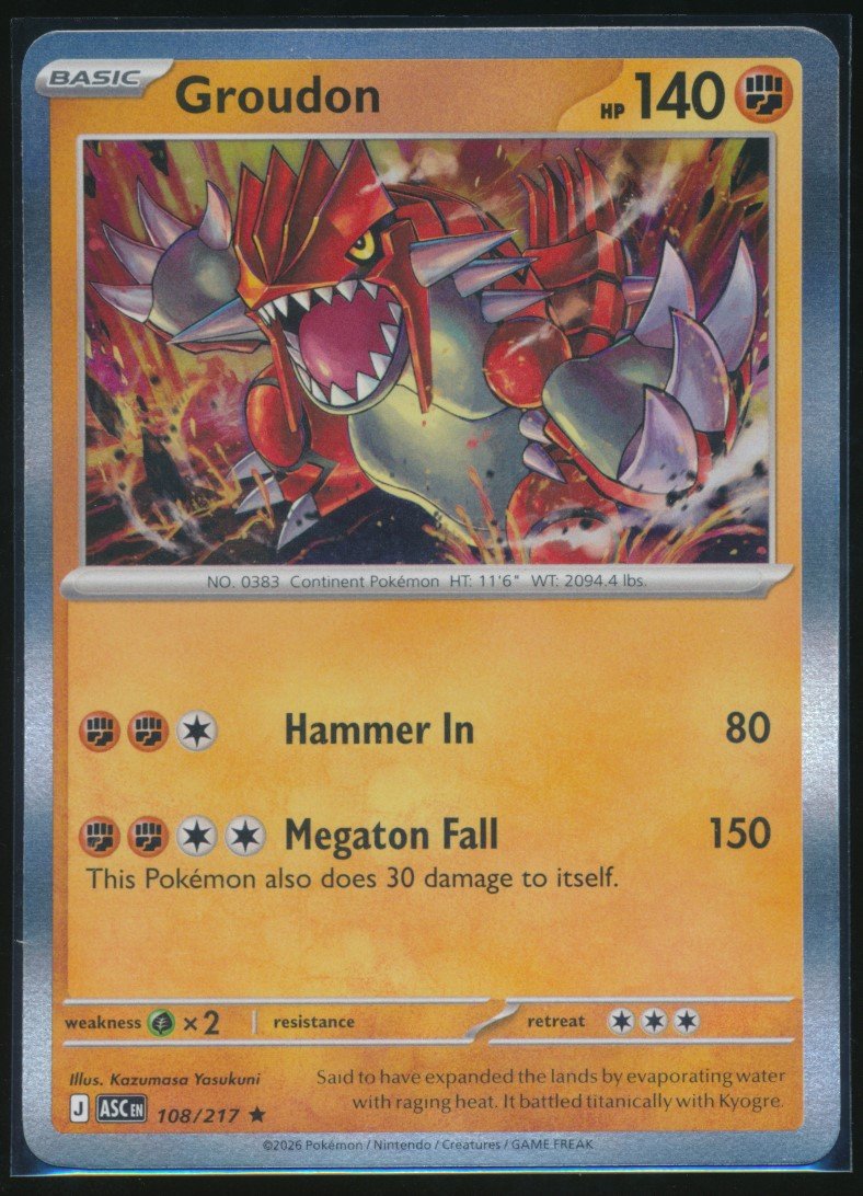 Groudon (MAG MAG-00010744) — front